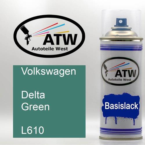 Volkswagen, Delta Green, L610: 400ml Sprühdose, von ATW Autoteile West.